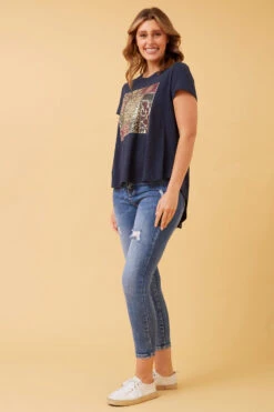 CG FLORAL BOHO GRAPHIC T-SHIRT -Female Clothing Store 6f620afd9c2db93913d0da1b9d04ff18