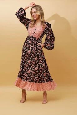FLORAL BOHO MAXI DRESS -Female Clothing Store 6fe9c2a4714f038526faad2e44465ef9