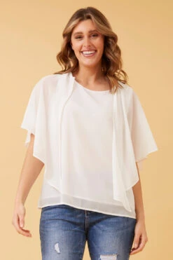 LEILANI SPLIT SLEEVE TOP -Female Clothing Store 701a3fde81e748cb355785ead16240a9