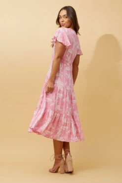 LISDON LEAF PRINT DRESS -Female Clothing Store 72743f7ff76f4c20a075917ba934a9e0