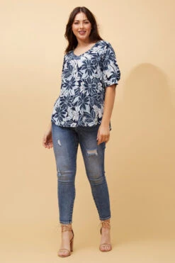 KENDRA BUTTON DETAIL FLORAL TOP 15 KENDRA BUTTON DETAIL FLORAL TOP -Female Clothing Store 736571de19ebaa746cea98e2c06086d9