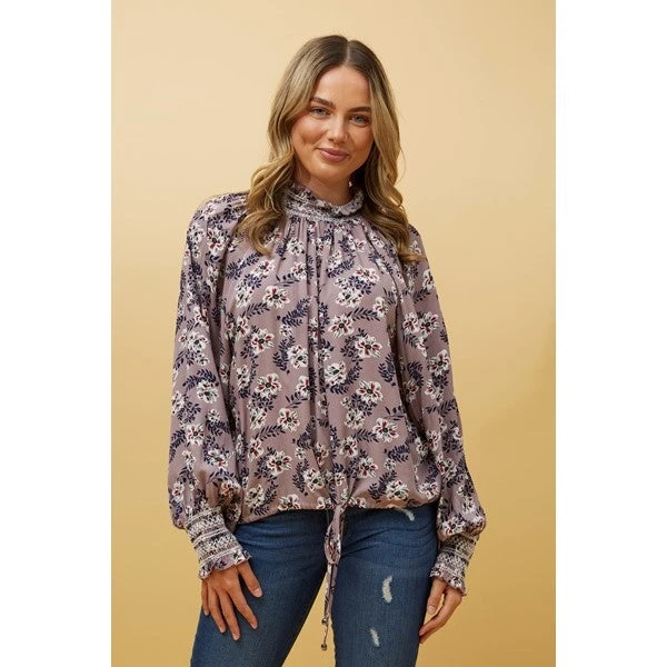 BETH FLORAL BLOUSE 8 BETH FLORAL BLOUSE - Image 8