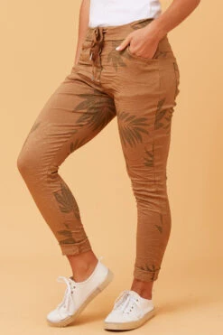 JANJA FOIL PRINT JOGGER PANTS -Female Clothing Store 79d5e2963a8d63bb1e550d5e79a2a1b1