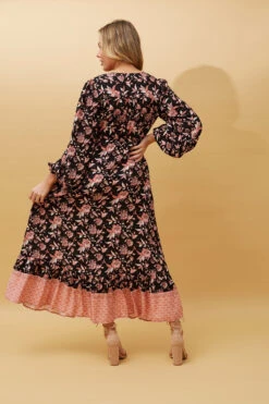 FLORAL BOHO MAXI DRESS -Female Clothing Store 7c2d027a95e77d8e52a007e6dc03e043