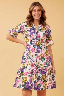AVITA FLORAL BELTED DRESS -Female Clothing Store 7d7fb1782b4ccd21ea9e1dddeef3c7bb