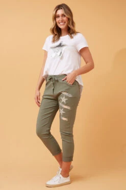 JANJA SEQUIN STAR PRINT JOGGERS -Female Clothing Store 7dca0879a2c1193d75436aeb086364a0 93f641a4 371b 4475 baa6 ed92622be929