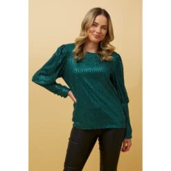 DECLAN SEQUIN TOP -Female Clothing Store 7e0b960bb98b77ea132bfcb783e3b14d