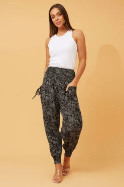 PAISLEY PRINT BOHO HAREM PANTS