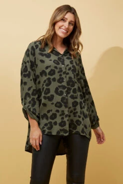 HAVANA ANIMAL PRINT SHIRT -Female Clothing Store 814b64c87f7f41efc5c05b9b1e921ec6