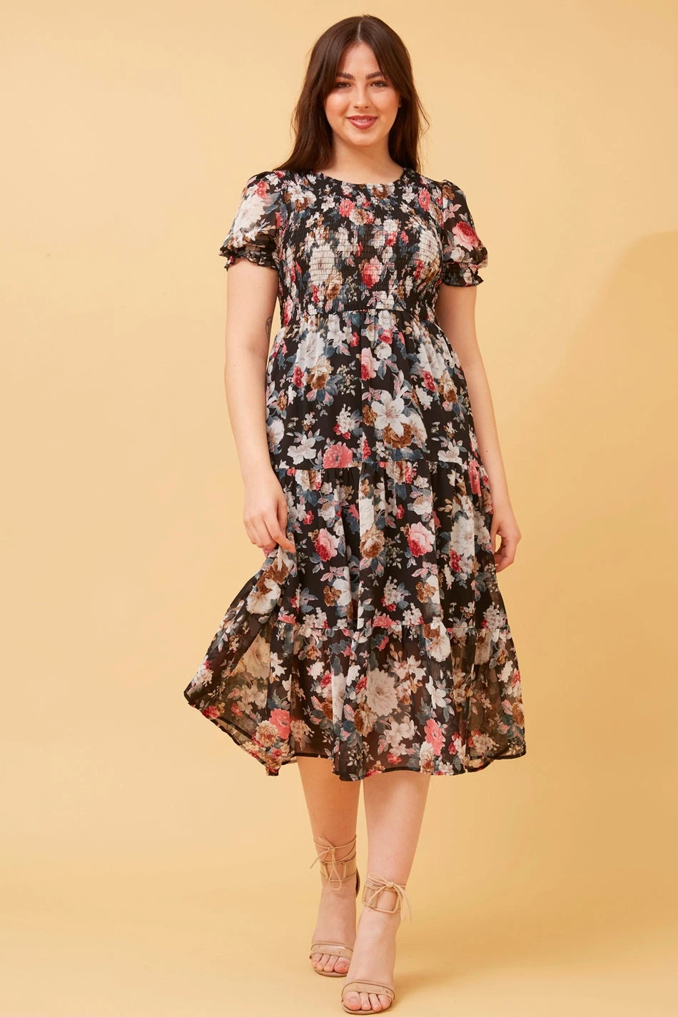 MERRY FLORAL MIDI DRESS 1 MERRY FLORAL MIDI DRESS