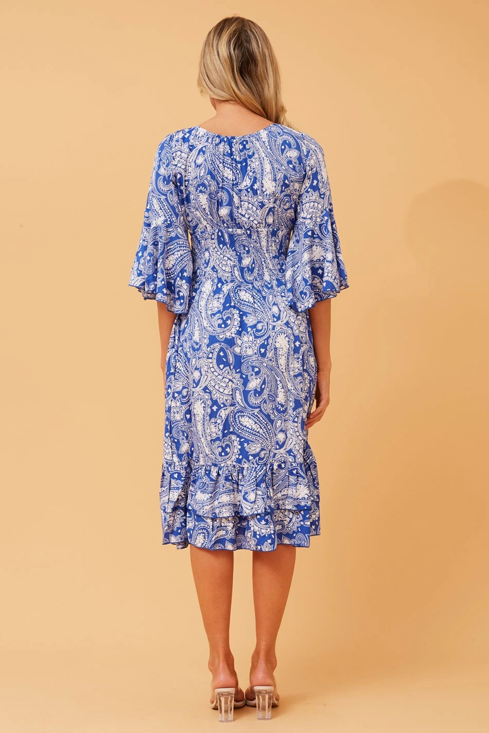 JOLIE PAISLEY PRINT DRESS 7 JOLIE PAISLEY PRINT DRESS - Image 7