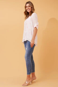 LEAF PRINT BUTTON FRONT TOP 20 LEAF PRINT BUTTON FRONT TOP -Female Clothing Store 83bfaf24b1d1d7dd8632fee3f0633e93