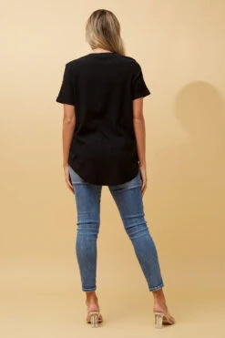 MISTY SHORT SLEEVE TEXTURED TOP -Female Clothing Store 848367d1d20a45dfd64472cadf115284