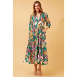 BAHAMAS FLORAL BOHO MAXI DRESS -Female Clothing Store 86962ed34a8bebda8d761f0ad8336091