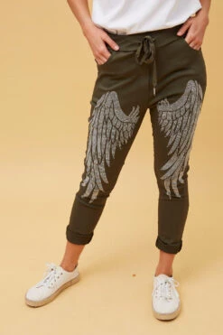 JANJA STUDDED WINGS JOGGER PANTS -Female Clothing Store 86b31bfdb062b4020916e1f7de96c042
