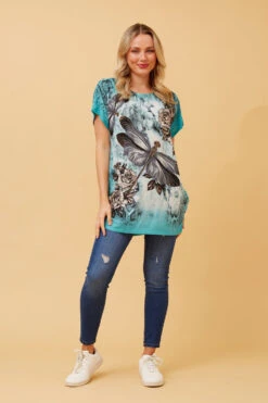 EXCELINA DRAGONFLY PRINT TOP 20 EXCELINA DRAGONFLY PRINT TOP -Female Clothing Store 87ce2b8f3292a756a4d9fc2144e393ab