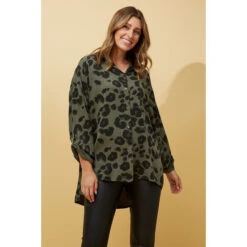 HAVANA ANIMAL PRINT SHIRT -Female Clothing Store 8821d5fca38e14c0cb1d566e77ba12ac