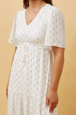 IVANA TEARDROP FOIL PRINT MAXI DRESS -Female Clothing Store 888a66e6a834af4141437c9bd0db95cd