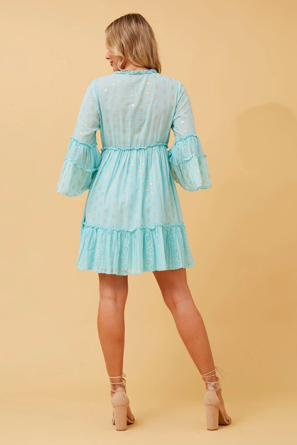 JAMELIA TIERED SHORT DRESS 7 JAMELIA TIERED SHORT DRESS - Image 7