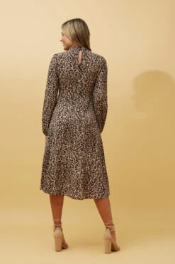 Stella SWEETIE ANIMAL PRINT MIDI DRESS -Female Clothing Store 88fc045fac33bd721e6f1d011ecd1a96