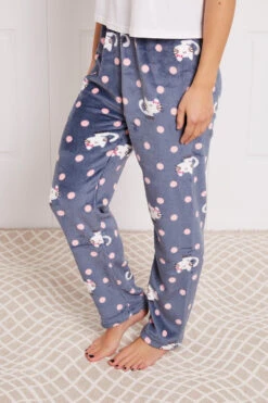 CAT PRINT PLUSH PYJAMA PANTS -Female Clothing Store 89e5863fd179d259912a2bdc7042ef4f