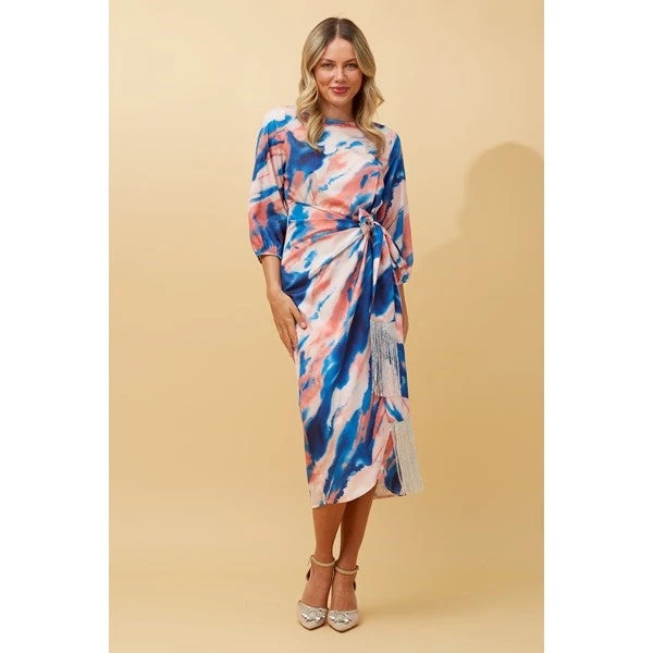 JUANITA TIE DYE MIDI DRESS 8 JUANITA TIE DYE MIDI DRESS - Image 8