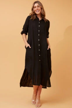KIMMY BUTTON FRONT LINEN SHIRT DRESS -Female Clothing Store 906749116d3e8ac856cbc651e7084aa2 3d286476 4fbb 427b 84c2 c73048dada1b