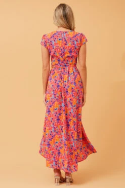 NERIDA WRAP FRONT MIDI DRESS -Female Clothing Store 913af74237df73831c6d0612e20b960b