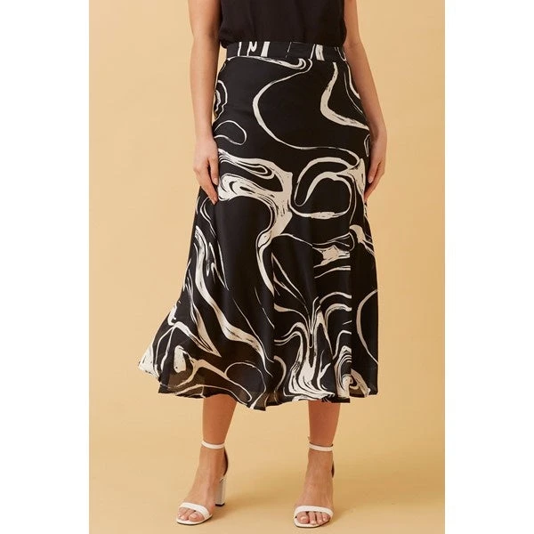 CYRUS ABSTRACT PRINT MIDI SKIRT 7 CYRUS ABSTRACT PRINT MIDI SKIRT - Image 7