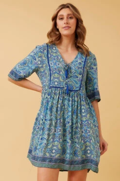 INDIANA PAISLEY BOHO SHORT DRESS -Female Clothing Store 9349eff20f4e262605d0b7632359c2b1