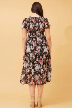 MERRY FLORAL MIDI DRESS 12 MERRY FLORAL MIDI DRESS -Female Clothing Store 93bf5759b7eafee78a714ab4d3a007c3