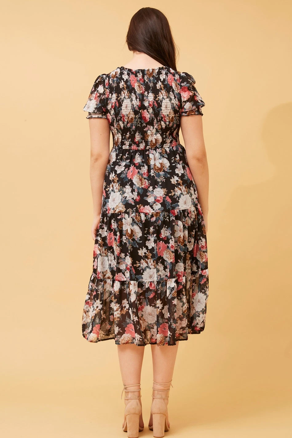 MERRY FLORAL MIDI DRESS 6 MERRY FLORAL MIDI DRESS - Image 6