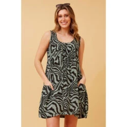 VENICE ANIMAL PRINT SHORT DRESS -Female Clothing Store 93f52ae971ec1994e150249c26d4845f