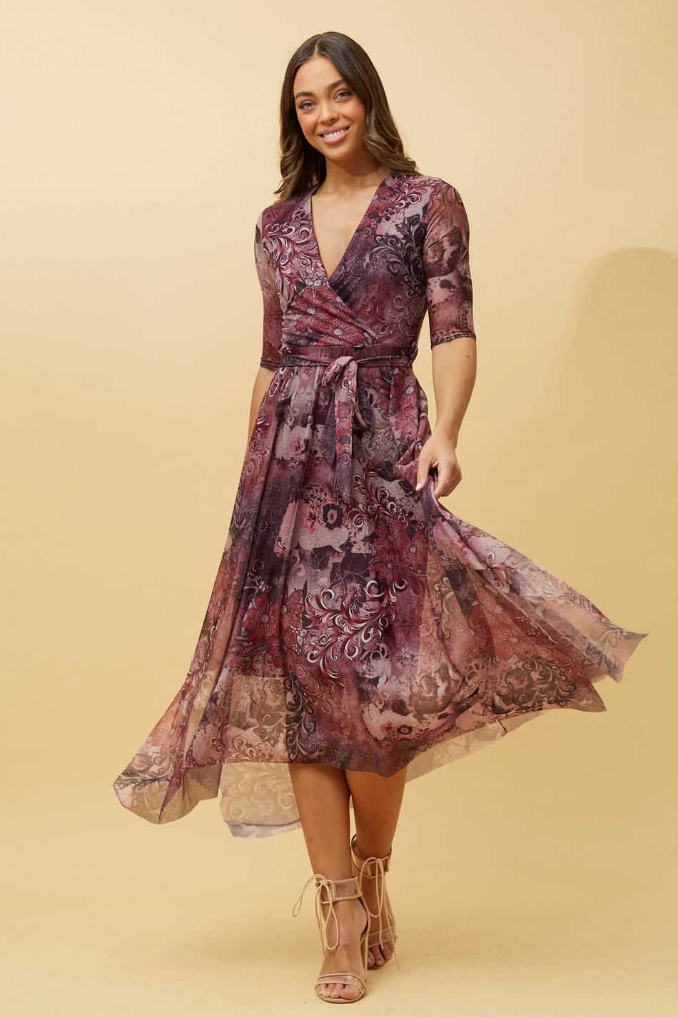 LUELLA FLORAL MIDI DRESS 3 LUELLA FLORAL MIDI DRESS - Image 3