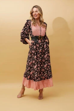 FLORAL BOHO MAXI DRESS -Female Clothing Store 9528c1a9e9020571190467b9f6349d5e