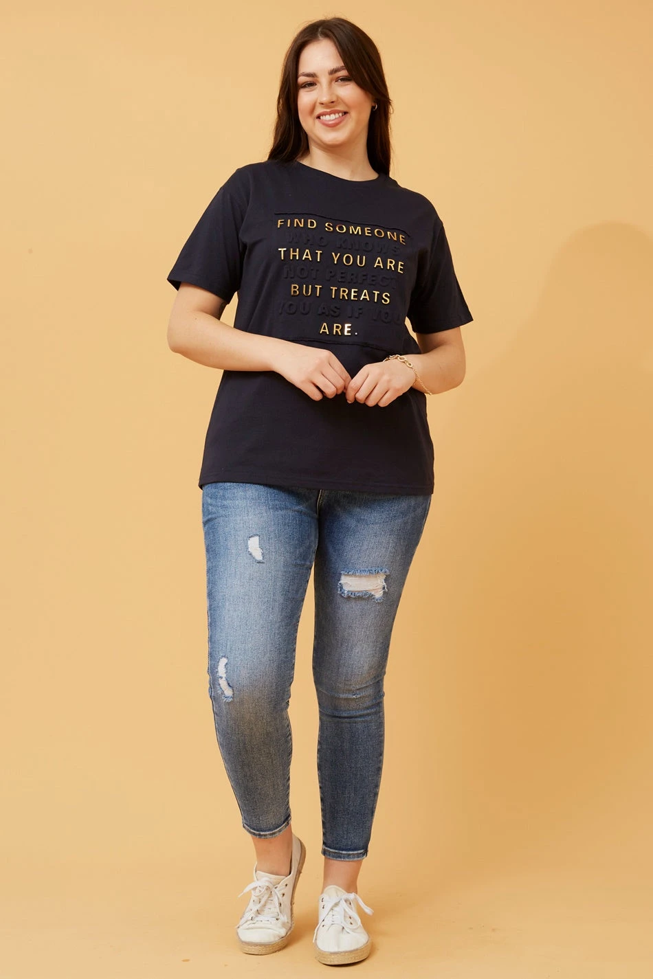 JULITA EMBOSSED GRAPHIC PRINT TOP 4 JULITA EMBOSSED GRAPHIC PRINT TOP - Image 4