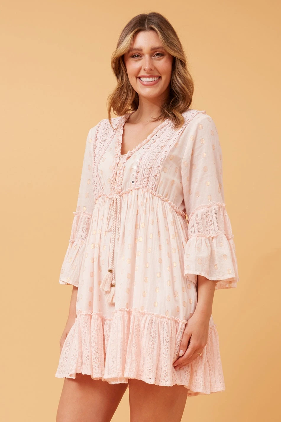 JAMELIA TIERED SHORT DRESS 11 JAMELIA TIERED SHORT DRESS - Image 11