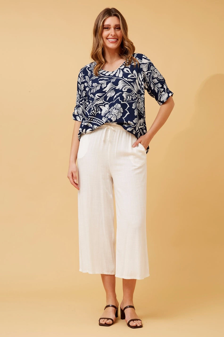 KENDRA FLORAL BOHO TOP 2 KENDRA FLORAL BOHO TOP - Image 2