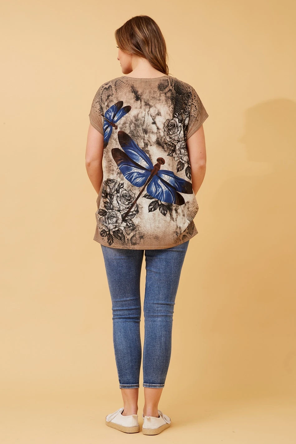 EXCELINA DRAGONFLY PRINT TOP 10 EXCELINA DRAGONFLY PRINT TOP - Image 10