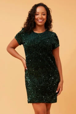 GARCELLE SEQUIN BODYCON SHORT DRESS -Female Clothing Store 98af7034a39df69220eed22846c26a44