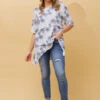 DOUBLE LAYER ASYMMETRICAL HEM TOP