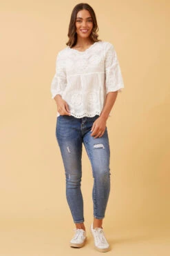 ELLIOT EMBROIDERED TOP -Female Clothing Store 98c67668a1b4dc568f97b452b13070c8 8b3b790e 82ba 4ff3 9776 813db884b905