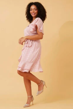 JOYCE GOLD FOIL PRINT DRESS 11 JOYCE GOLD FOIL PRINT DRESS -Female Clothing Store 998fca1d553410968abb1debc50f85d1