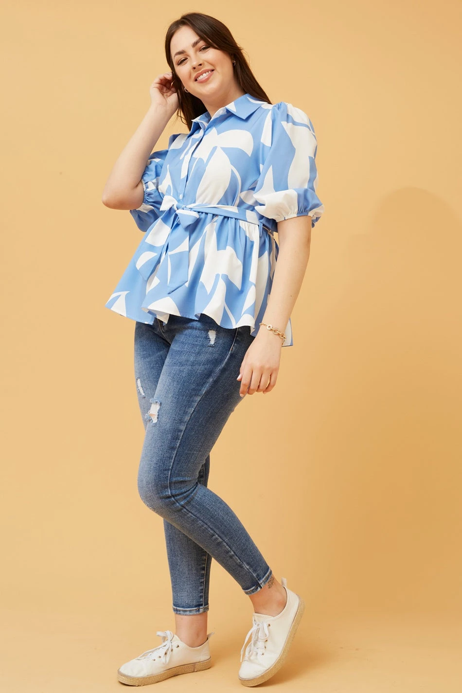 LAIKE ABSTRACT PRINT TOP 6 LAIKE ABSTRACT PRINT TOP - Image 6