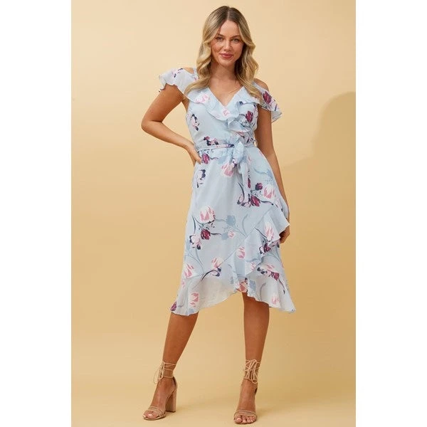GIDGET FLORAL RUFFLE DRESS - Image 8