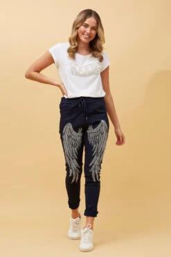 JANJA STUDDED WINGS JOGGER PANTS -Female Clothing Store 9f2e00b0787957d0de262f0415b710ae