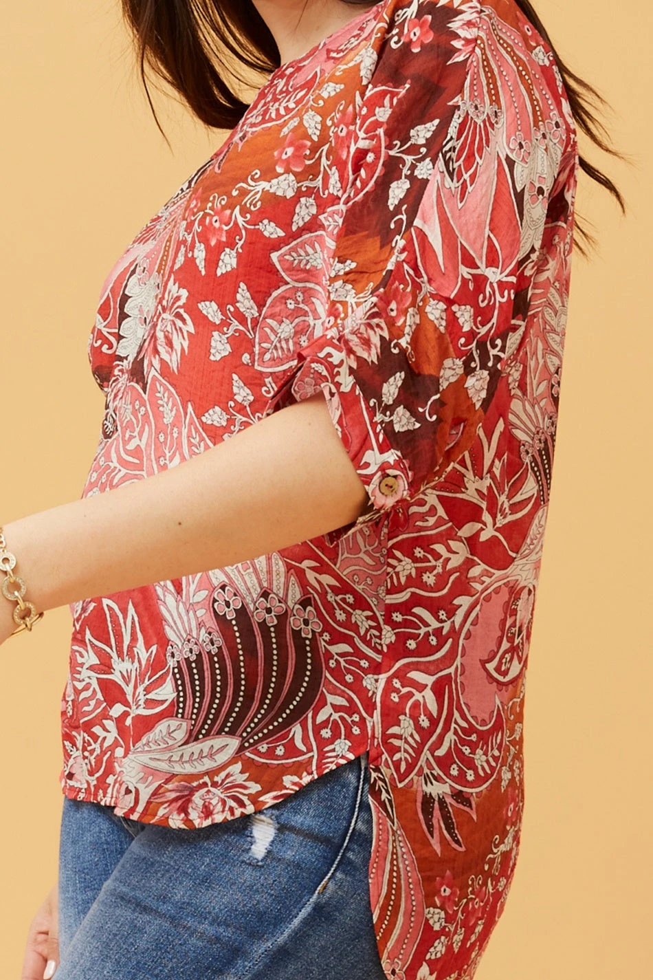 TARA FLORAL BOHO TOP 5 TARA FLORAL BOHO TOP - Image 5