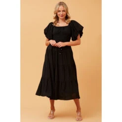 ODELIA TIERED MIDI DRESS -Female Clothing Store a30a1ca45277e3dc120d08c6c035e64b