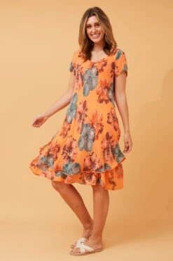ELECTRA DOUBLE LAYER FLORAL DRESS -Female Clothing Store a3d844a9cca10c144deba68cb4562b62 abfcf6cb 7fed 4115 a5c6 90766cada5a6