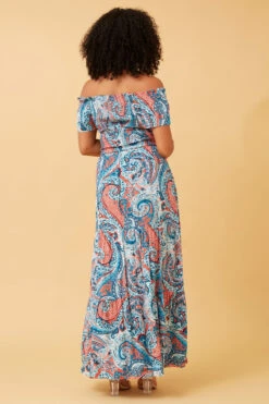 FABIAN PAISLEY BOHO MAXI DRESS -Female Clothing Store a3ea63502f1309ab3f5d53e397178306